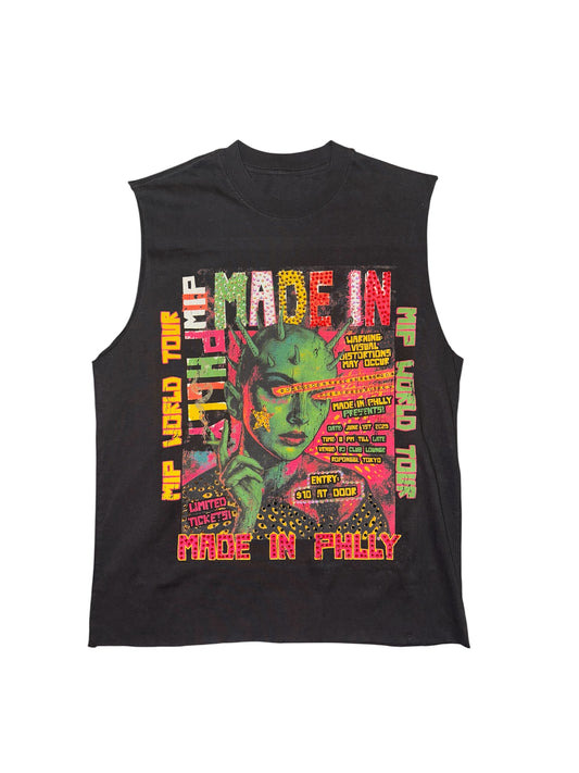 MADE IN PHLLY world tour cut off T