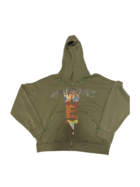 Matcha Wakoshi WET zip up hoodie